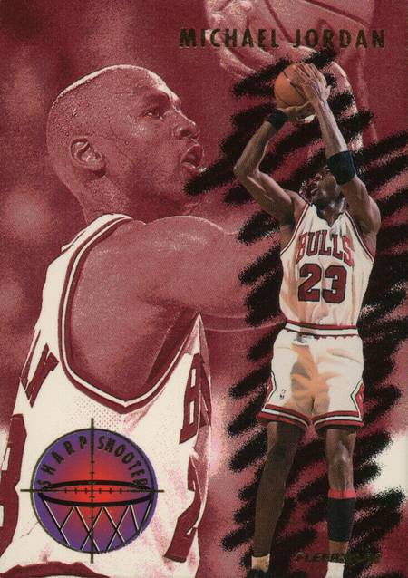 93-94 Michael Jordan Sharpshooter trading card