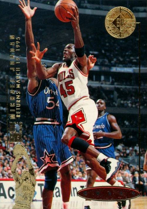 9495 SP Michael Jordan He's Back Michael Jordan Cards