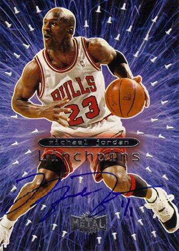 98-99 Michael Jordan Linchpins Buyback Auto trading card