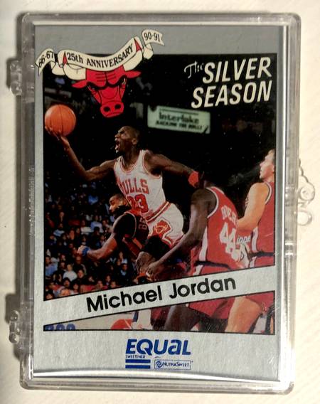90-91 Star Co Michael Jordan Equal Glossy Variation trading card