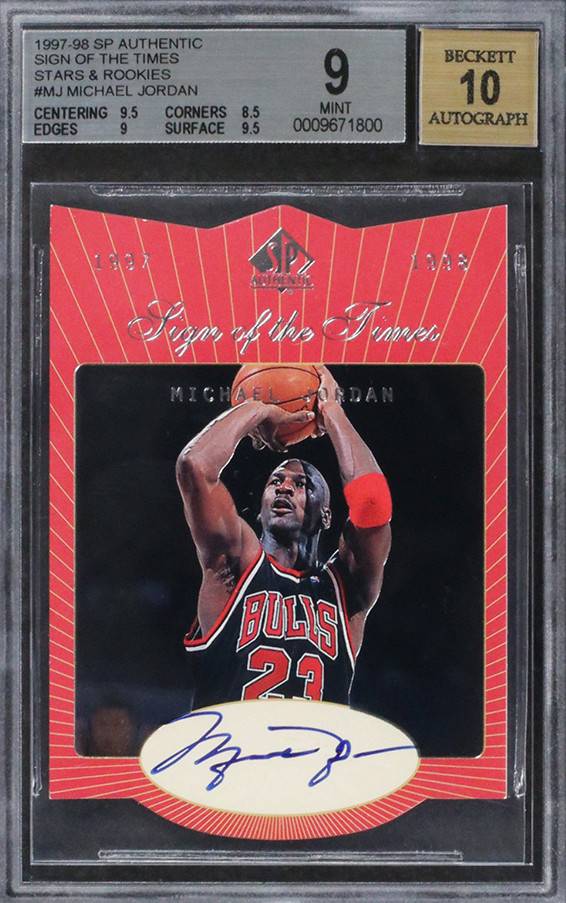 Choosing a Michael Jordan autograph card - Michael Jordan Cards