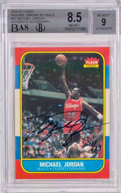 The ultimate Michael Jordan rookie card - the buyback auto